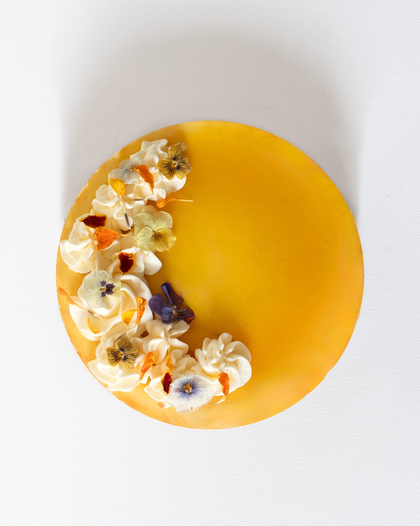 Passionfruit Floral Cheesecake