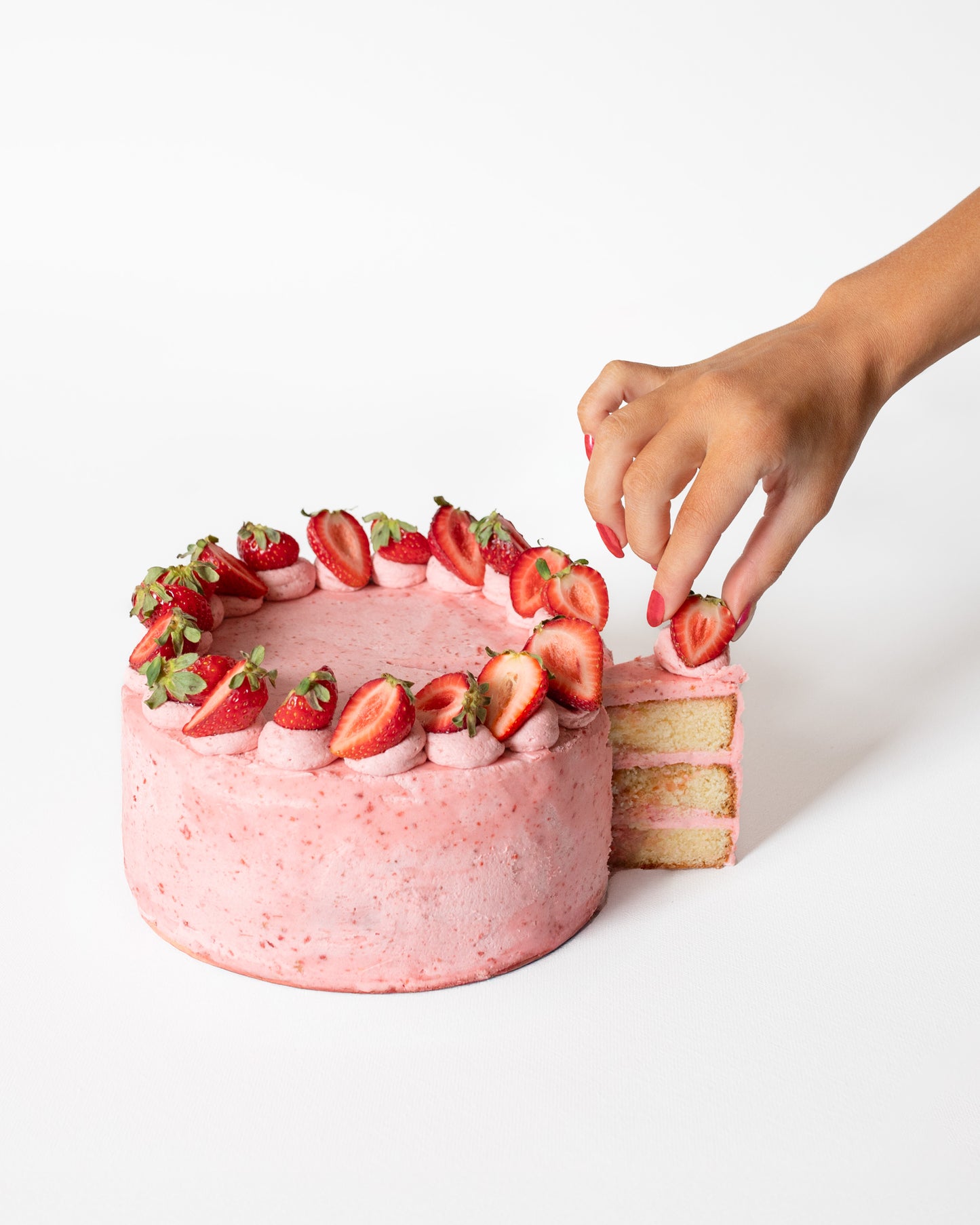 Strawberry Compote Cake