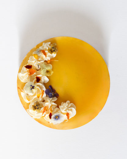 Passionfruit Floral Cheesecake