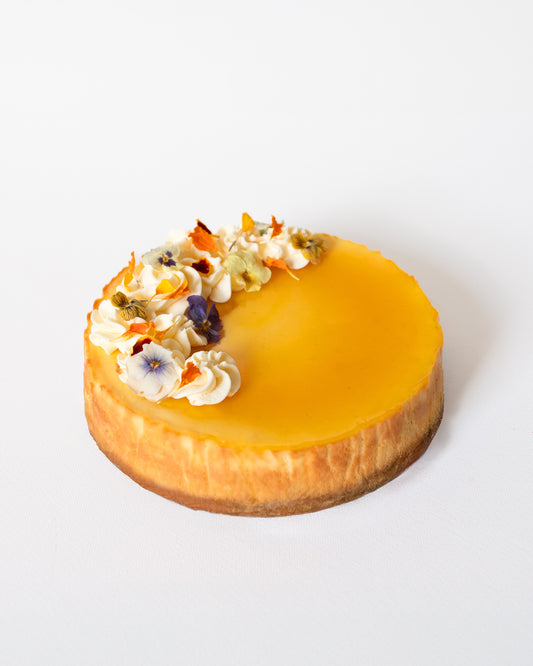 Passionfruit Floral Cheesecake