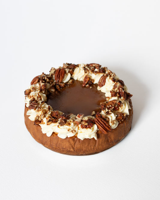 Pecan Caramel Crunch Cheesecake