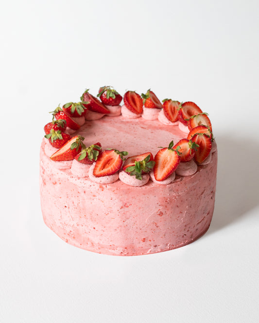 Strawberry Compote Cake